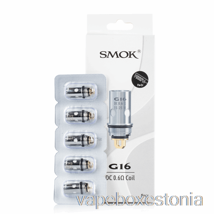 Vape Box Estonia Smok G16 Asenduspoolid 0,6ohm Alalisvoolu Mähised